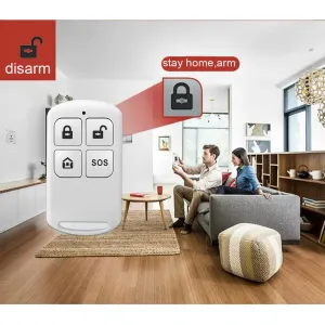 Сигнализация WIFI GSM (2G) Tuya, Smart Life, 4.3" 