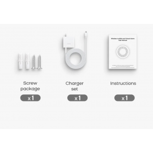 Сигнализация WIFI GSM (2G) Tuya, Smart Life, 4.3" 