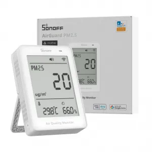 Sonoff SAWF-07P - датчик-монитор качества воздуха PM, Matter, Wi-Fi