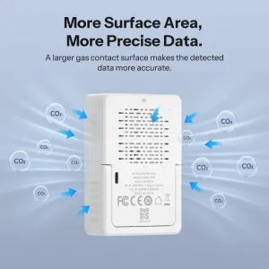 Sonoff SAWF-08P - датчик-монитор качества воздуха CO2, Matter, Wi-Fi