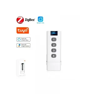 Пульт 4-х канальный беспроводной ZigBee Tuya, Smart Life