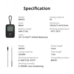 Термометр для мяса Sonoff BMT01