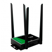 WiFi роутер 4G LTE, 2xSMA, 300Мбит/сек, SIM, 2.4 ГГц, 2xLAN, DC 12V