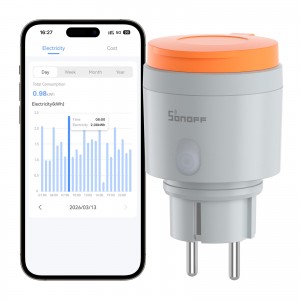 Sonoff S61STPF-PM-O Wifi розетка уличная, IP44, Matter, 16A, 3840W Max, с мониторингом