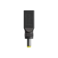 Переходник питания USB Type-C (F) - DC 5.5 x 2.5(M), черный