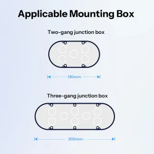 SONOFF EF2G рамка для выключателей