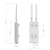 NAP-650 Netcraze Stellar 6 уличная точка доступа Wi-Fi, AX3000, GLAN, PoE