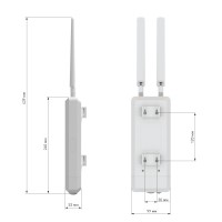 NAP-650 Netcraze Stellar 6 уличная точка доступа Wi-Fi, AX3000, GLAN, PoE 