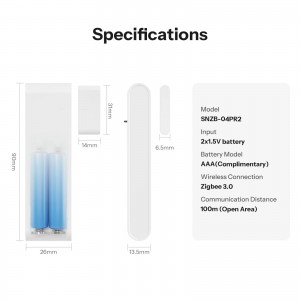 SONOFF SNZB-04PR2 - ZigBee датчик открытия окон и дверей