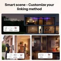 SONOFF SNZB-09P - внутренняя свето-звуковая сирена Zigbee SenseGuard от 75 до 105 дБ