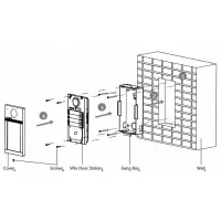 HiWatch VDP-D4212W(B) 2Мп IP вызывная панель на двух абонентов с ИК-подсветкой до 3м, LAP POE, Wi-Fi